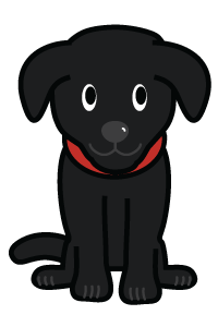 画像をダウンロード 黒犬 イラスト この画像を無料でダウンロード